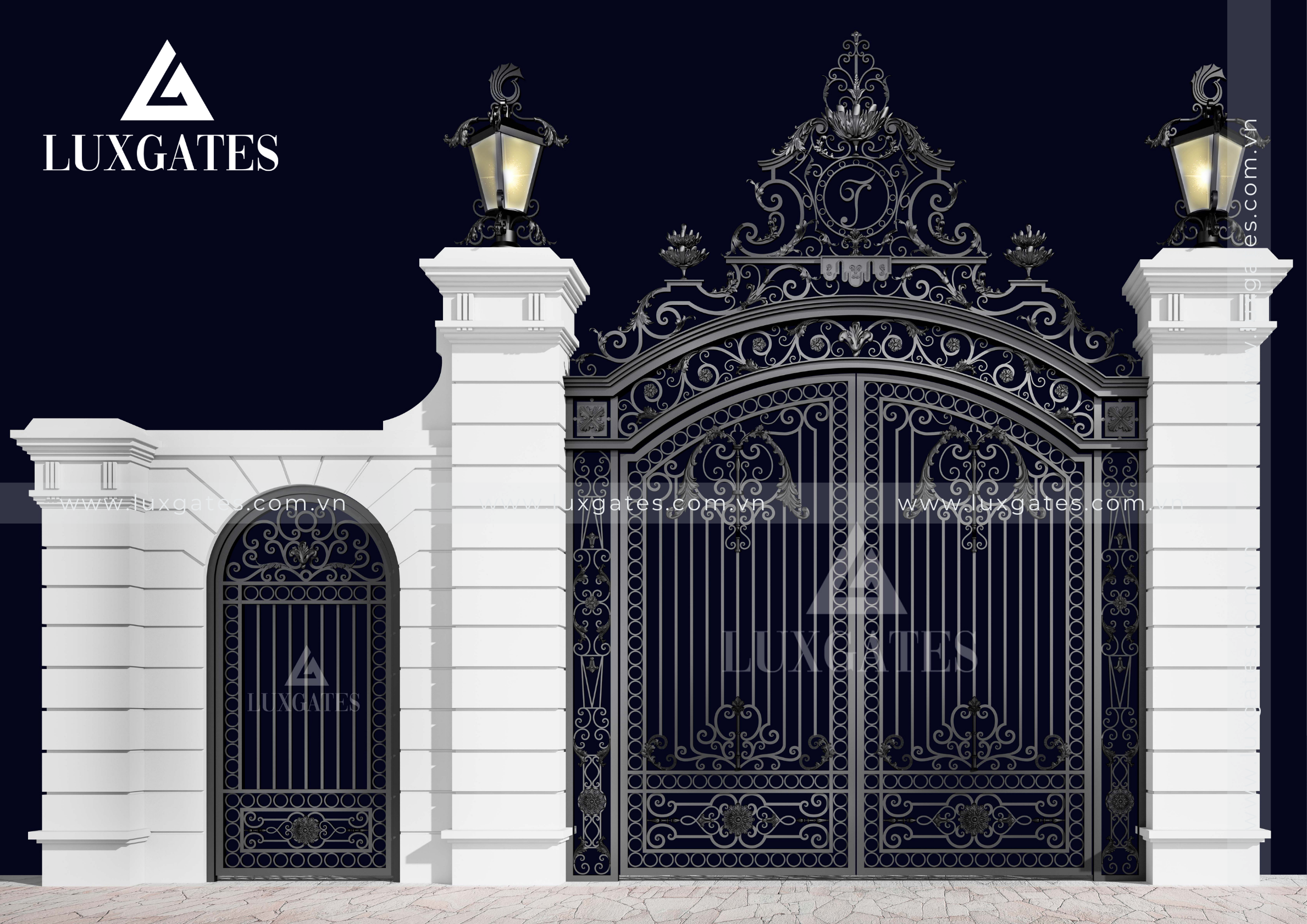 CỔNG SẮT MỸ THẬT – C03